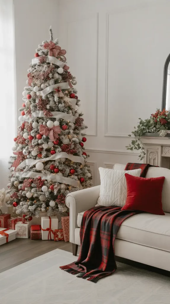 Red And White Christmas Tree 2025: Elegant Ideas, Decor, And Styling Trends For A Magical Holiday Home