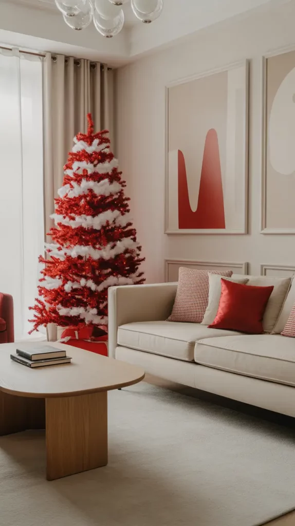 Red And White Christmas Tree 2025: Elegant Ideas, Decor, And Styling Trends For A Magical Holiday Home