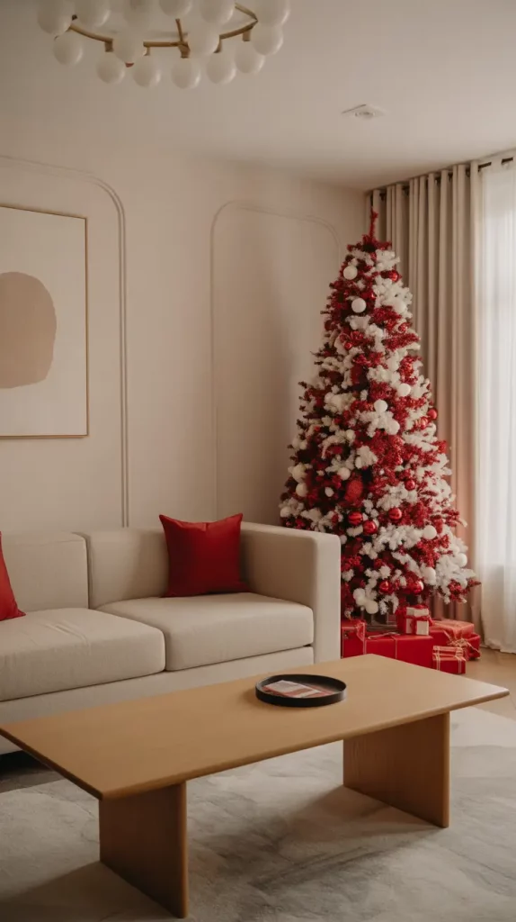 Red And White Christmas Tree 2025: Elegant Ideas, Decor, And Styling Trends For A Magical Holiday Home