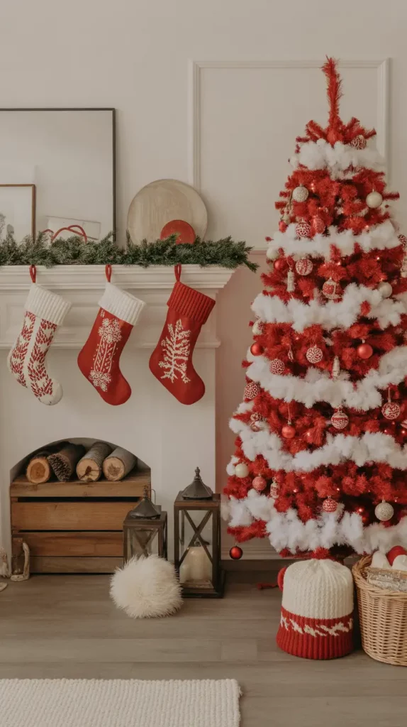 Red And White Christmas Tree 2025: Elegant Ideas, Decor, And Styling Trends For A Magical Holiday Home