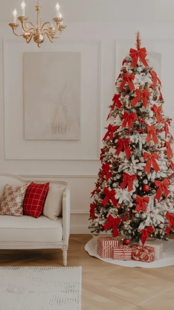 Red And White Christmas Tree 2025: Elegant Ideas, Decor, And Styling Trends For A Magical Holiday Home