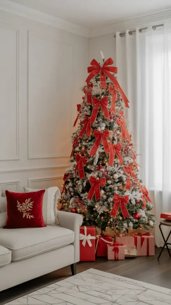 Red And White Christmas Tree 2025: Elegant Ideas, Decor, And Styling Trends For A Magical Holiday Home