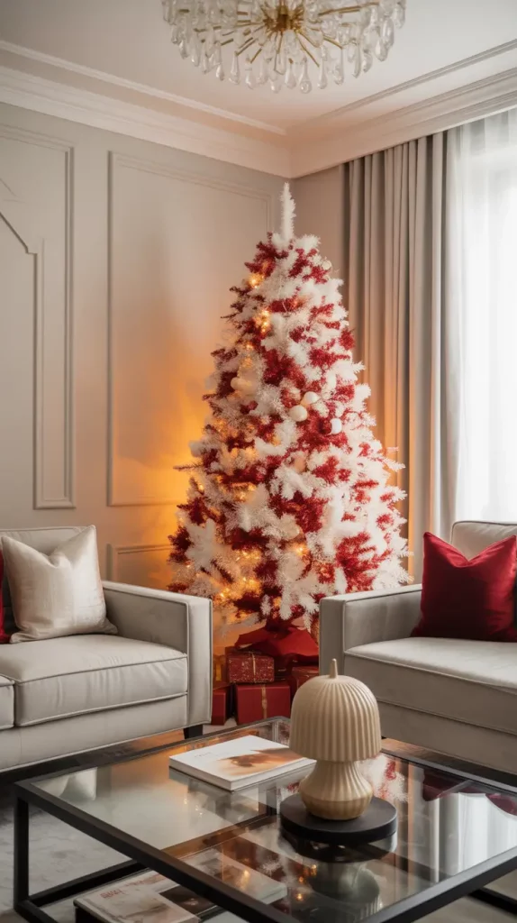 Red And White Christmas Tree 2025: Elegant Ideas, Decor, And Styling Trends For A Magical Holiday Home