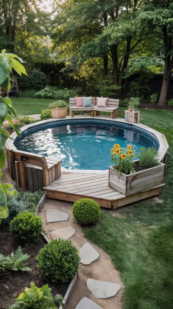 Outdoor Pool Area Above Ground 2026: Stylish Backyard Ideas, Decor, And Deck Designs