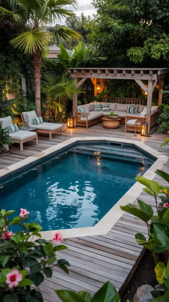 Outdoor Pool Area Above Ground 2026: Stylish Backyard Ideas, Decor, And Deck Designs