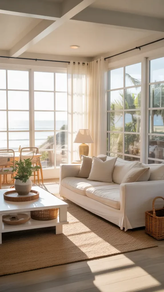 Coastal Living Room Ideas Summer 2026: Light, Airy & Modern Coastal Spaces