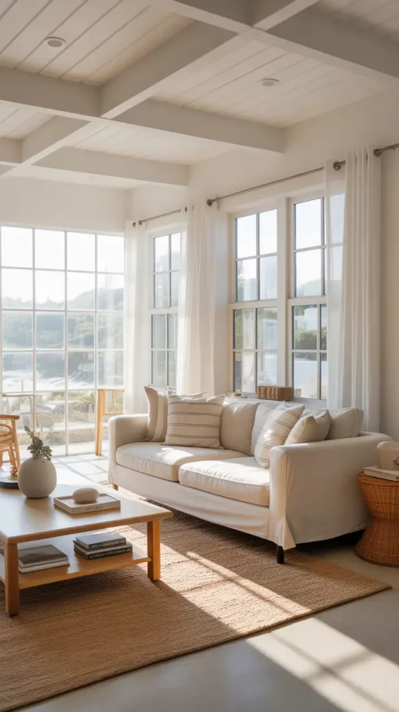 Coastal Living Room Ideas Summer 2026: Light, Airy & Modern Coastal Spaces