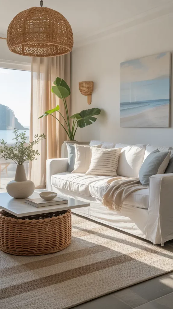 Coastal Living Room Ideas Summer 2026: Light, Airy & Modern Coastal Spaces