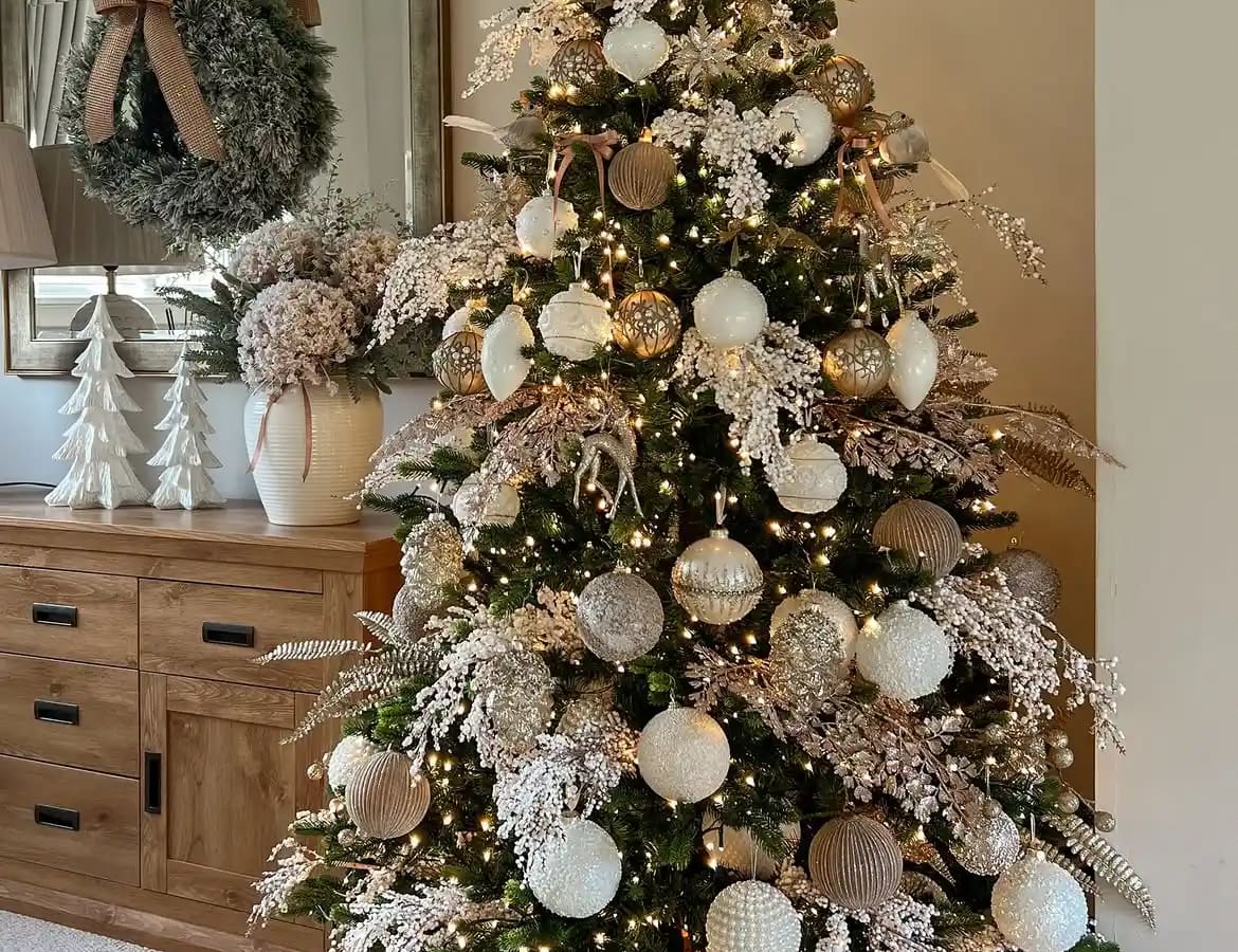 13 Real white christmas decor ideas - The Homly