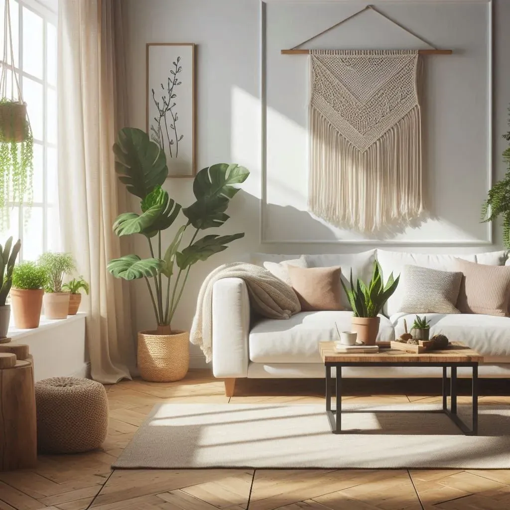 15 Minimalist Modern Boho Living Room Ideas