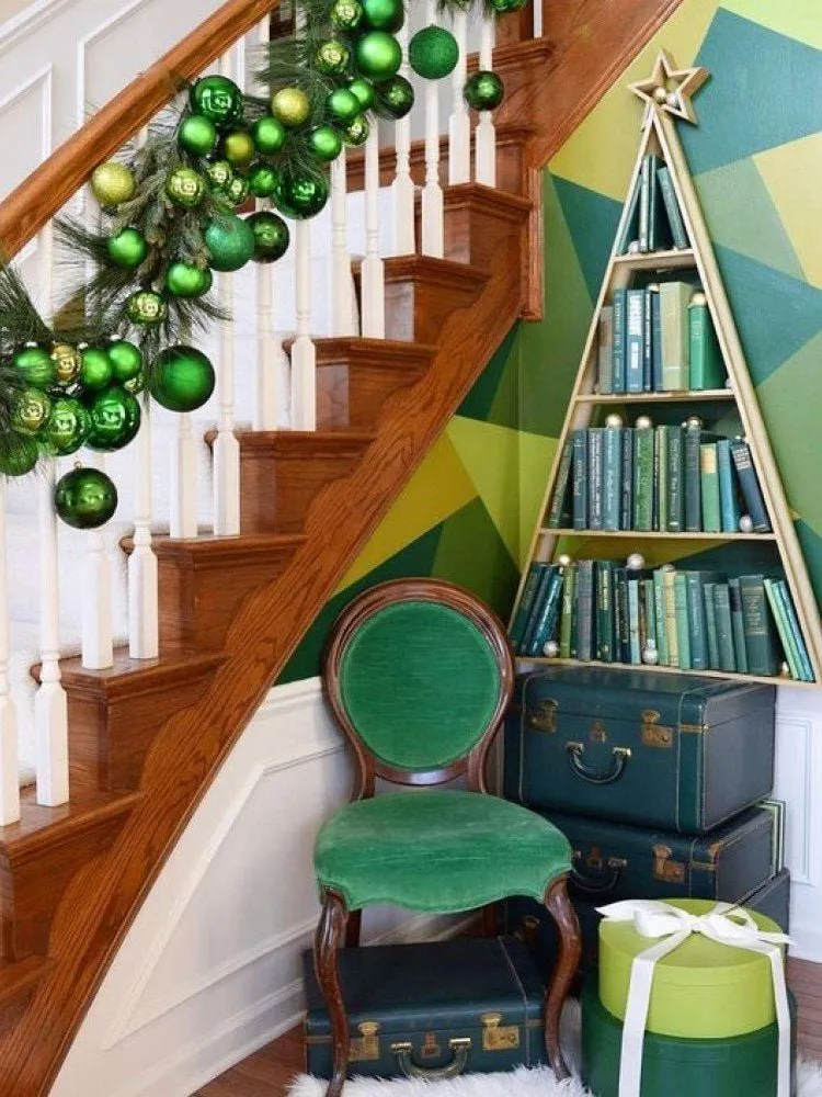 15 Ways to Decorate the Staircase This Holiday Season - Bob Vila