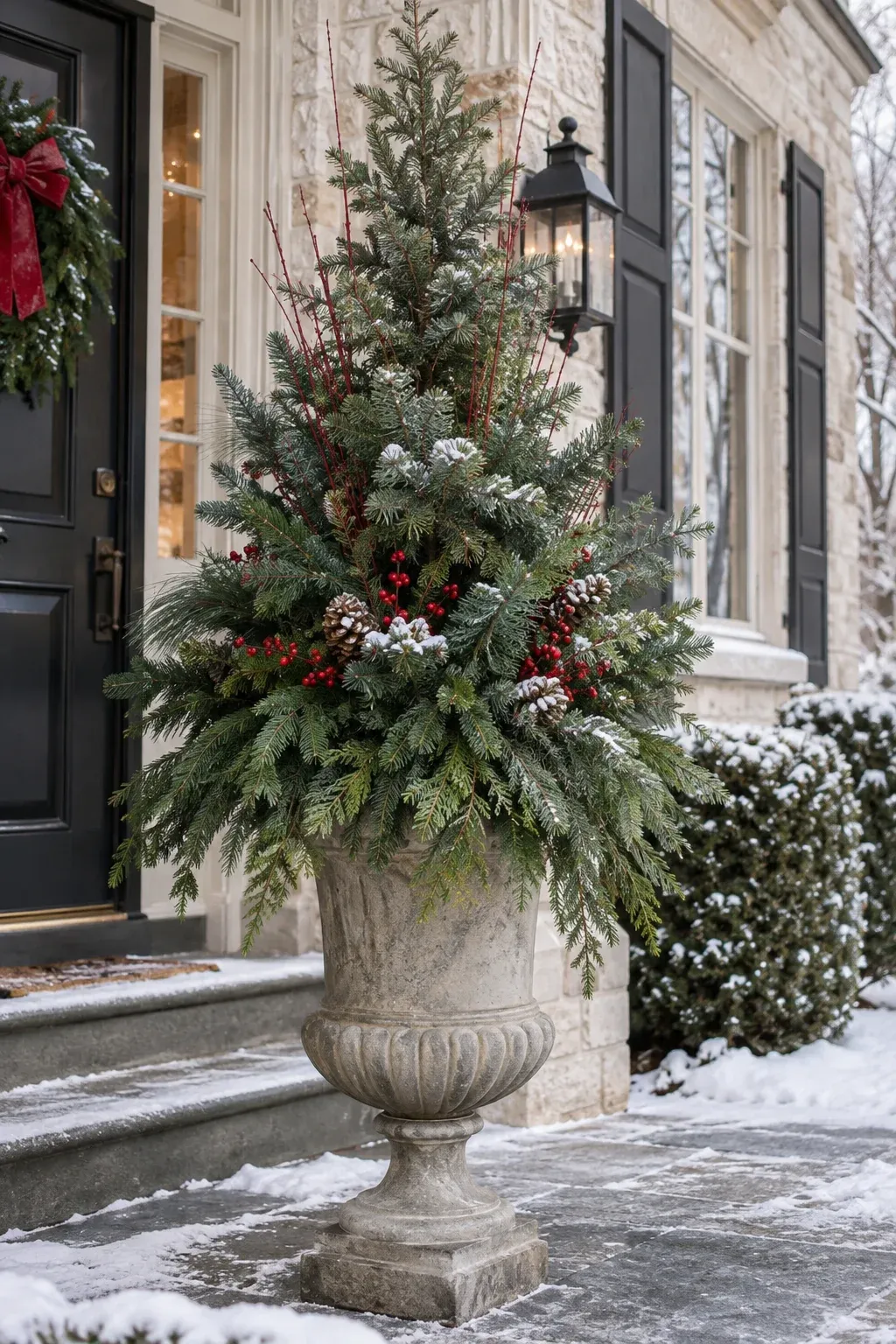 17 Captivating Outdoor Holiday Planters That Earn Their Keep - HavenSprout