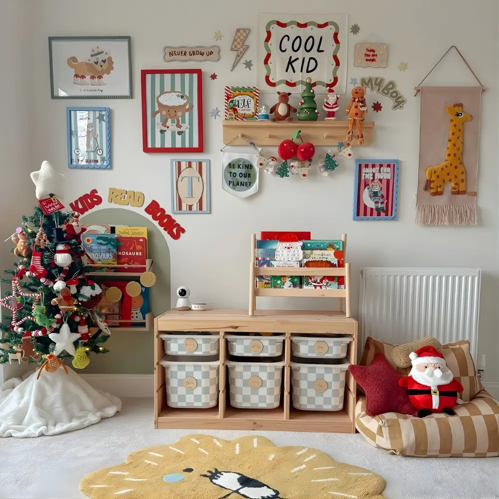 17 Christmas Kids' Bedroom Ideas That Are Cute, Cozy, & So Easy To Pull Off  - Her Happy Habitat