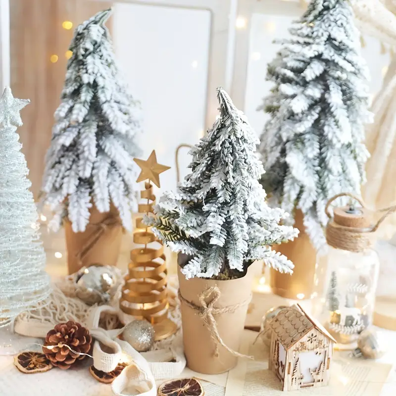 1pc retro style home decoration christmas tree mini - Temu
