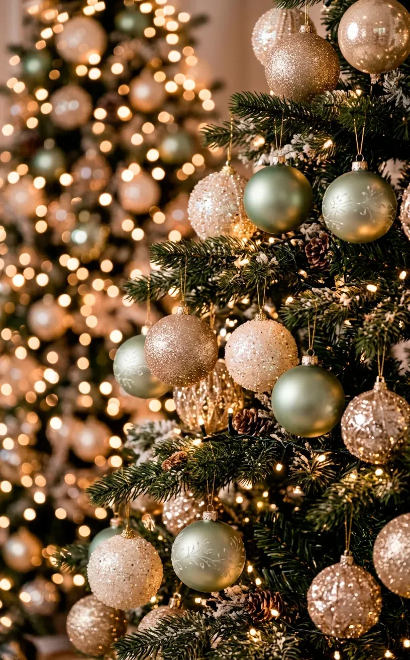 20 Sage Green Christmas Tree Ideas: Soft Tones for the Holidays -  SpaceOfMuse