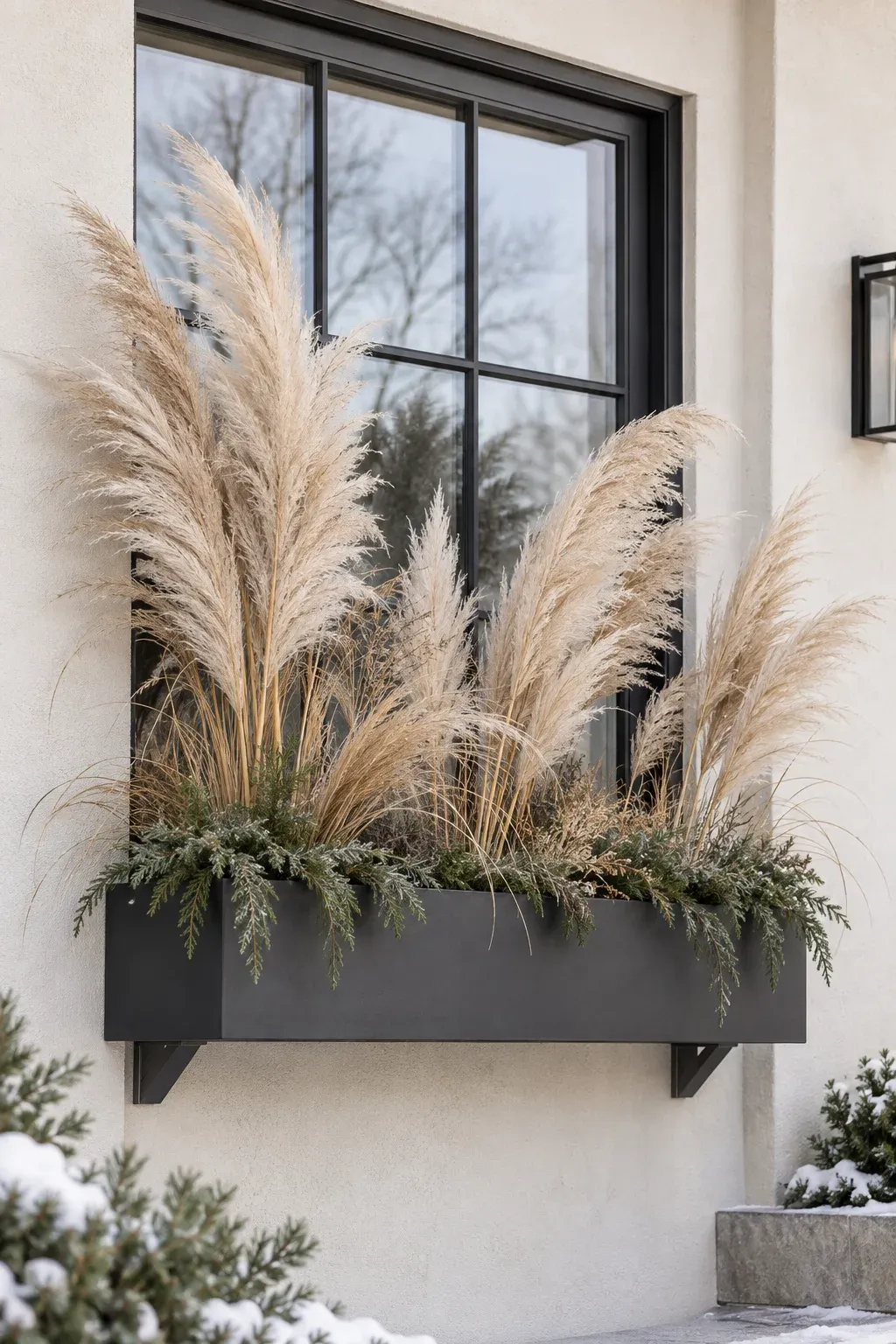 21 Winter Window Box Combos That Never Look Sad by January - HavenSprout