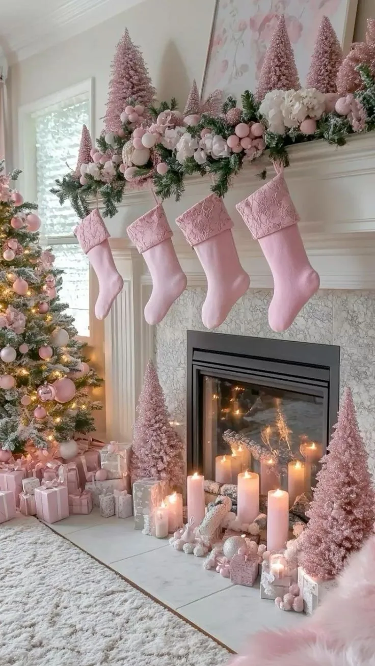 25 Pink Christmas Aesthetic Ideas for a Pretty Holiday Home - NP