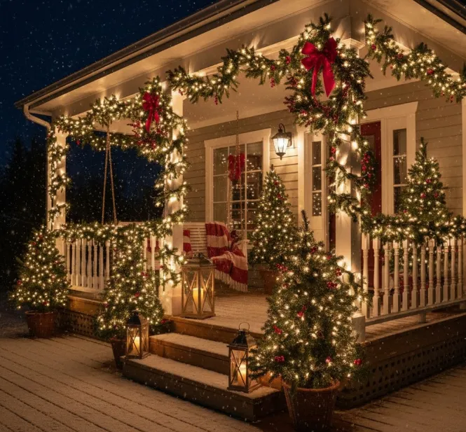 27 Bright Christmas Lights Ideas for Indoors & Outdoors – DeckTok