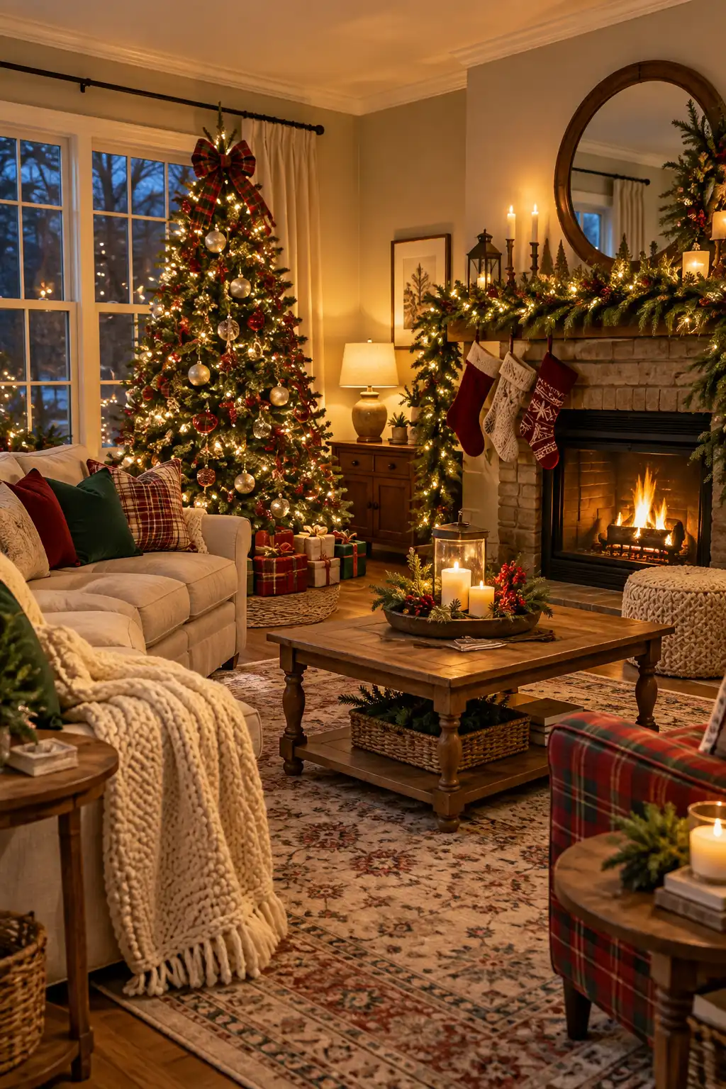 27 Christmas Living Room Ideas That Bring Instant Holiday Charm
