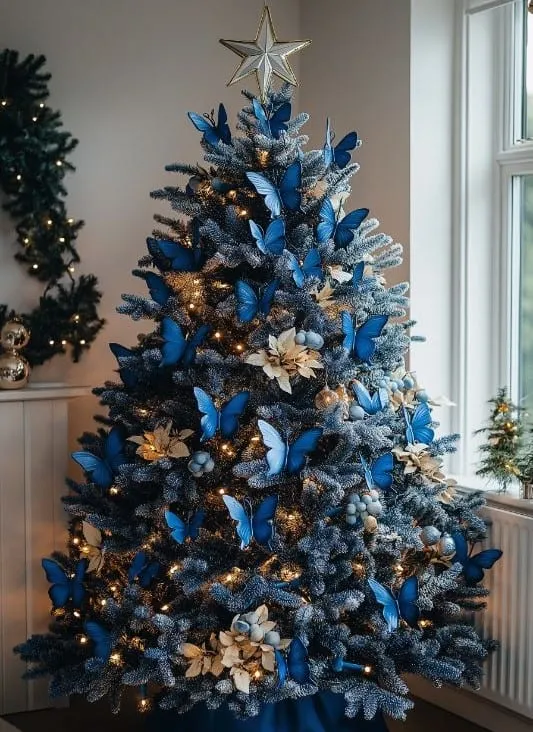 28 Blue Christmas Tree Decorations for a Unique, Magical Holiday