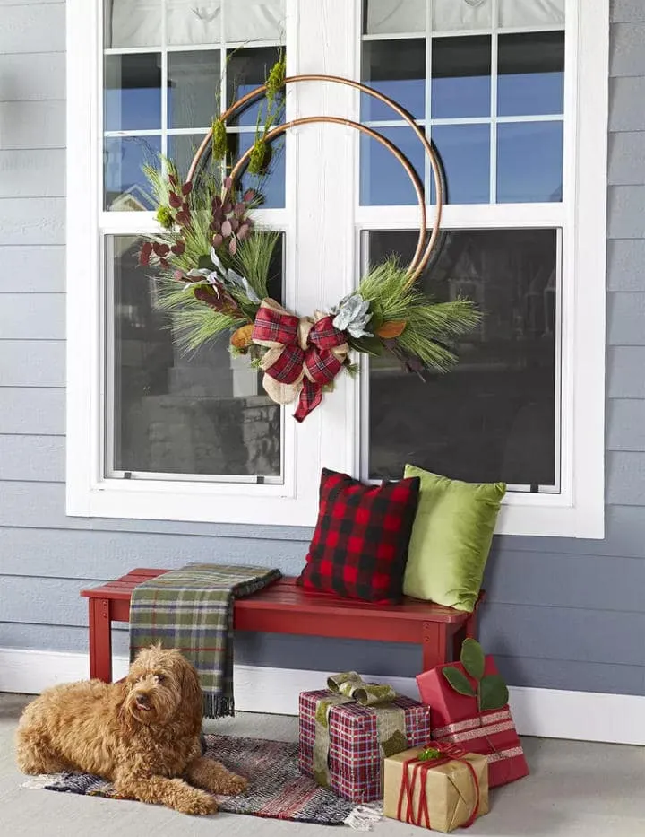 30 simple DIY Christmas front door decor ideas for modern touch