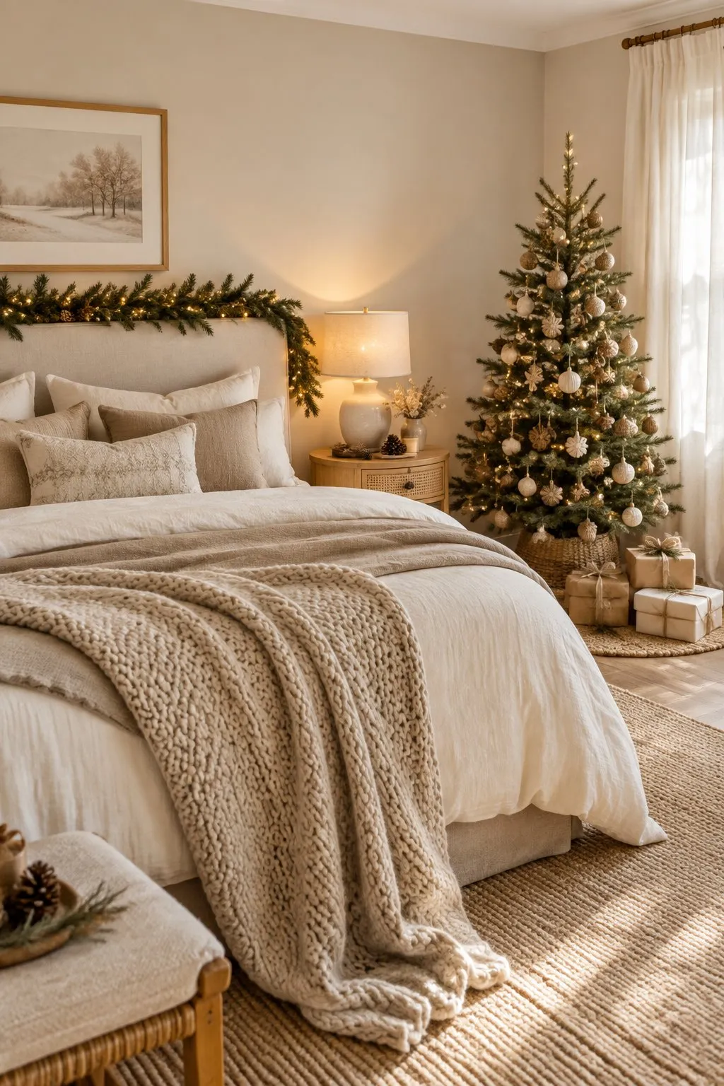 36 Christmas Bedroom Decor Ideas for a Cozy Holiday Retreat