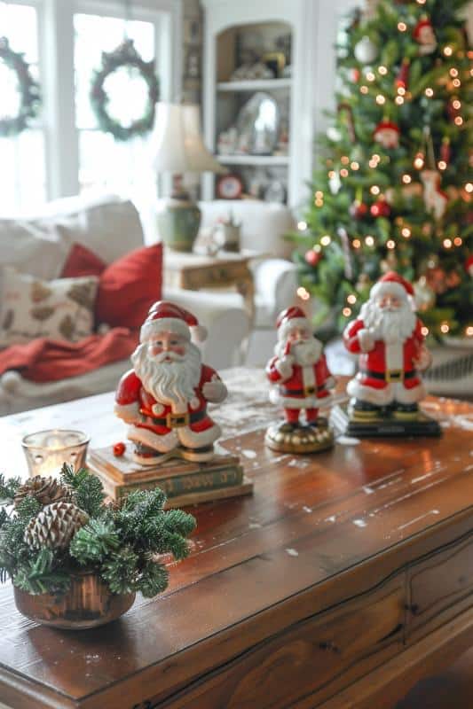 38 Christmas Coffee Table Decorations for a Festive Living Room