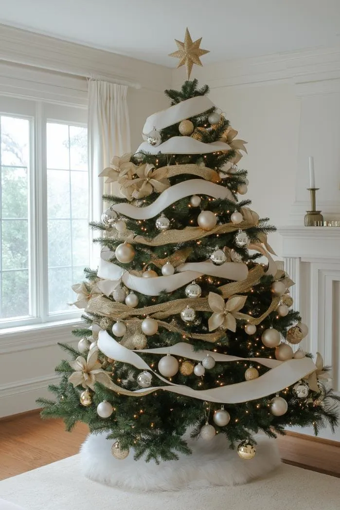 39 White Christmas Tree Decorations for a Festive Holiday Display