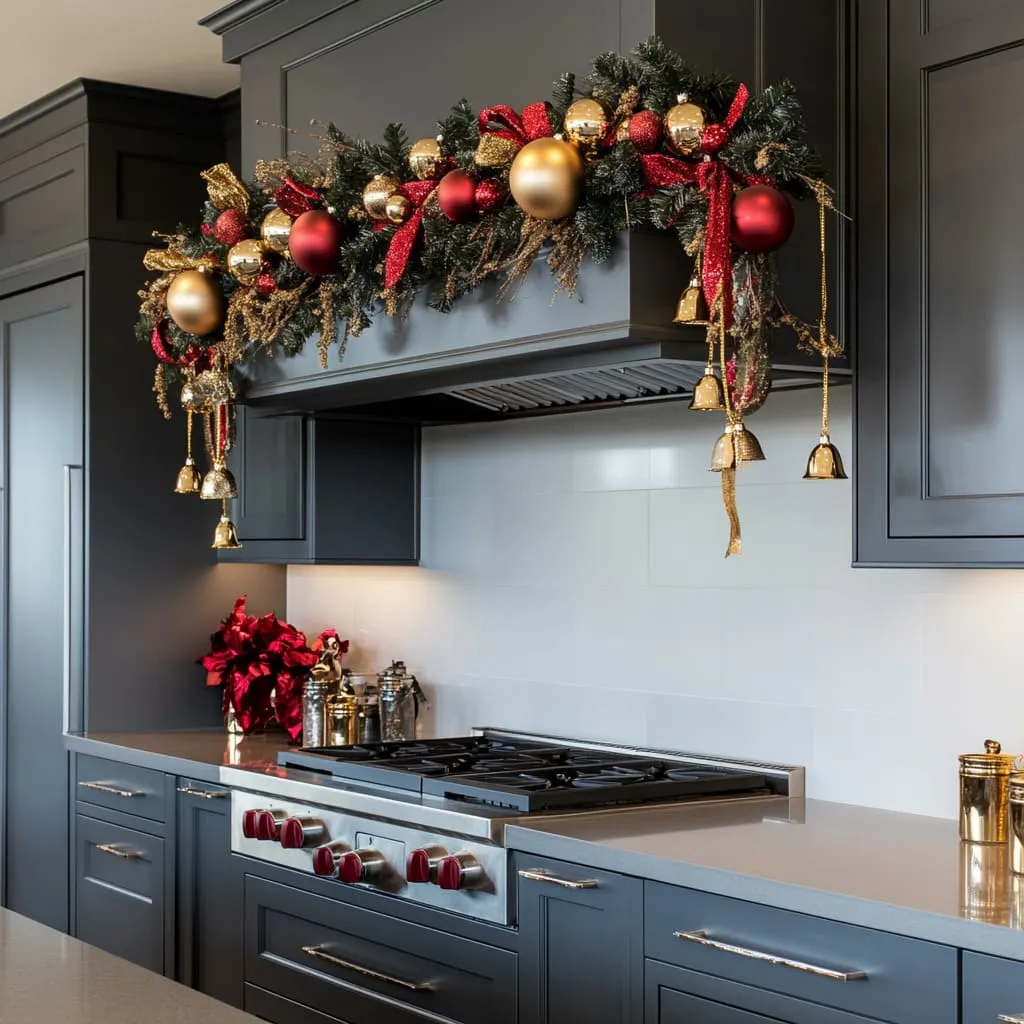 45 Christmas Decorating Ideas for Above Kitchen Cupboards