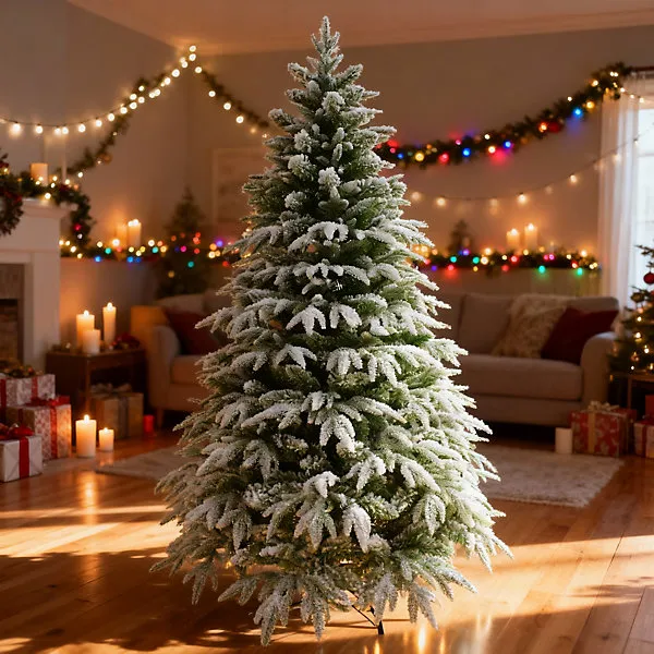 5FT Green Lapland Snow Covered Christmas Tree
