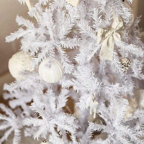6ft Artificial White Christmas Tree