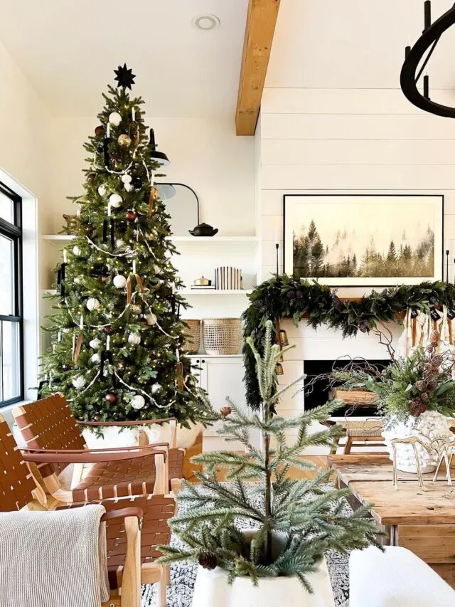 7 Neutral Christmas Decor Ideas for the Living Room - The House of Hood Blog