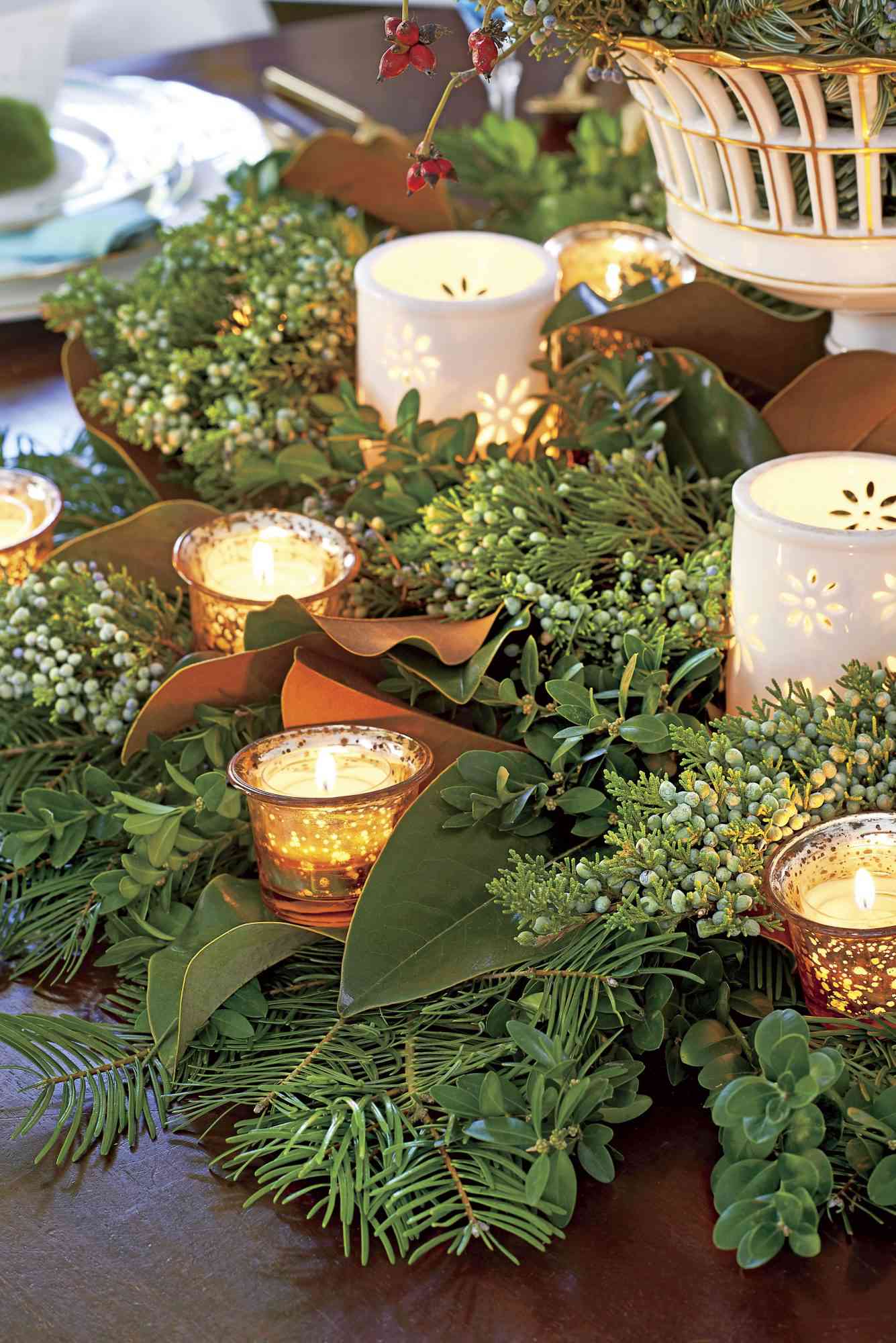 70 Ways To Decorate With Fresh Christmas Greenery