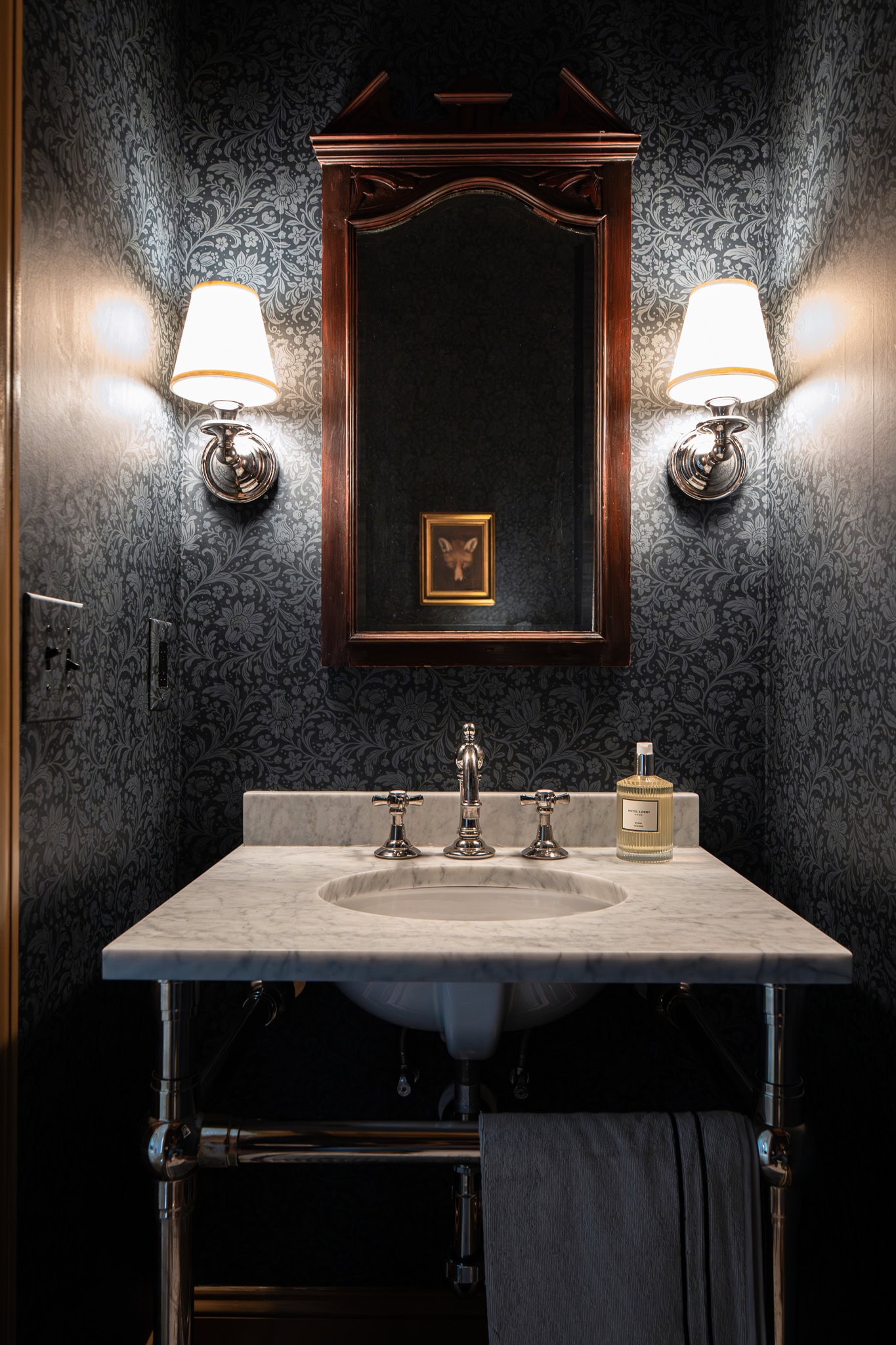 A 3-Day Powder Bathroom Makeover - Chris Loves Julia