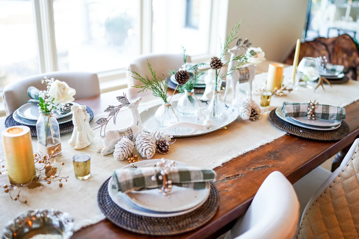 A Beautiful Winter Tablescape! - Camo365 Camo365