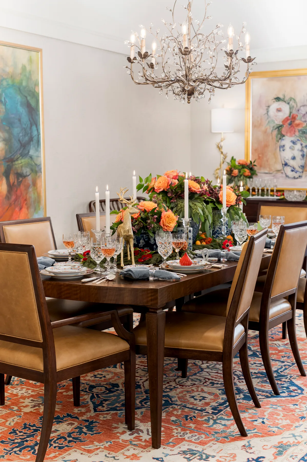 A Winter Tablescape by Mister Robert Fine Furniture
