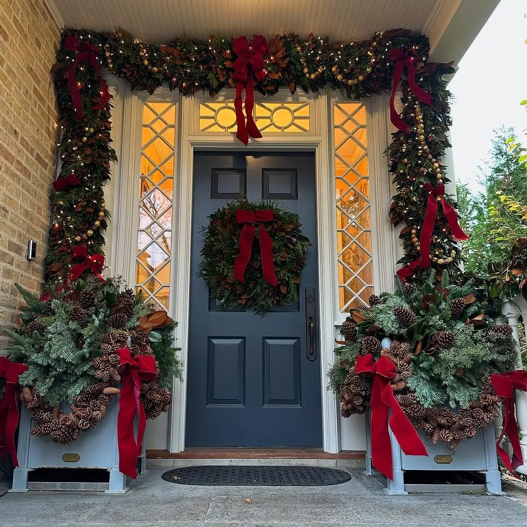 Are These the Most Beautiful Front Doors for Christmas?