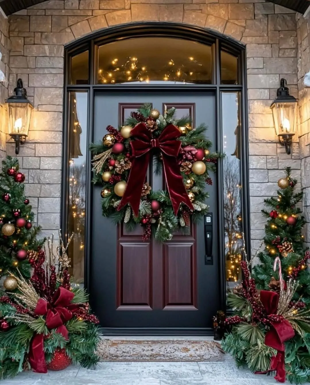 Are These the Most Beautiful Front Doors for Christmas?