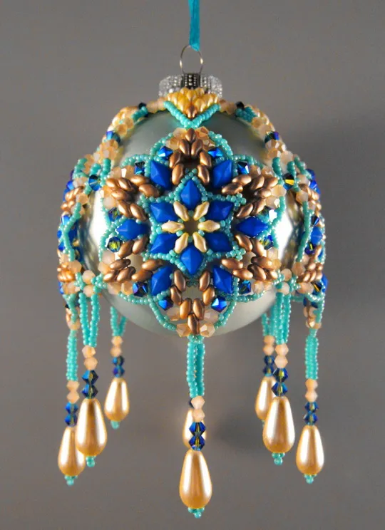 Beautiful Christmas ornaments by Barbara Talijan - Beads Magic