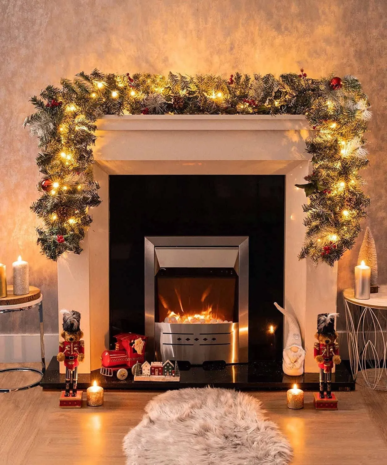 Best Artificial Christmas Garlands for Stairs & Mantels