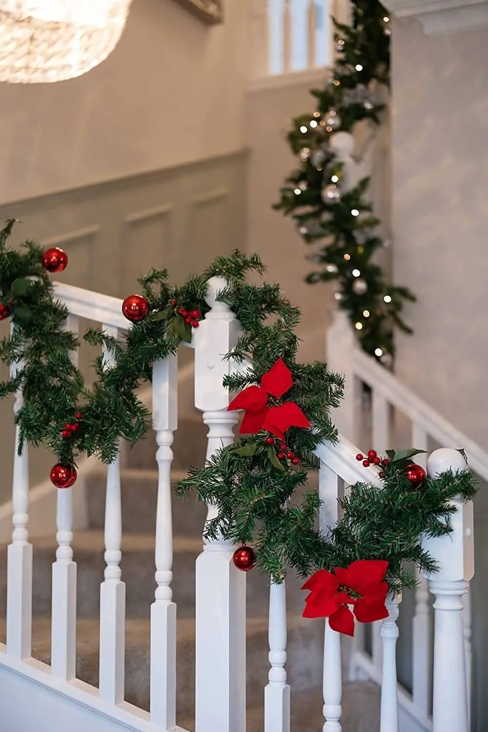 Best Artificial Christmas Garlands for Stairs & Mantels