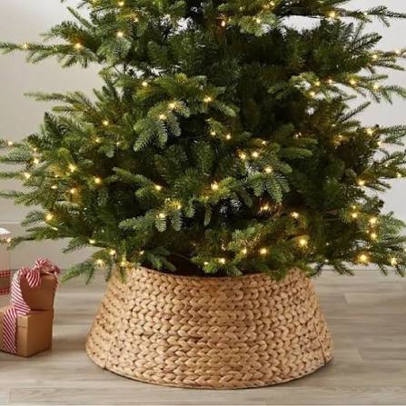 Best Choice Products Best Choice Products Woven Hyacinth Christmas Holiday  Tree Collar - 24in 71.99