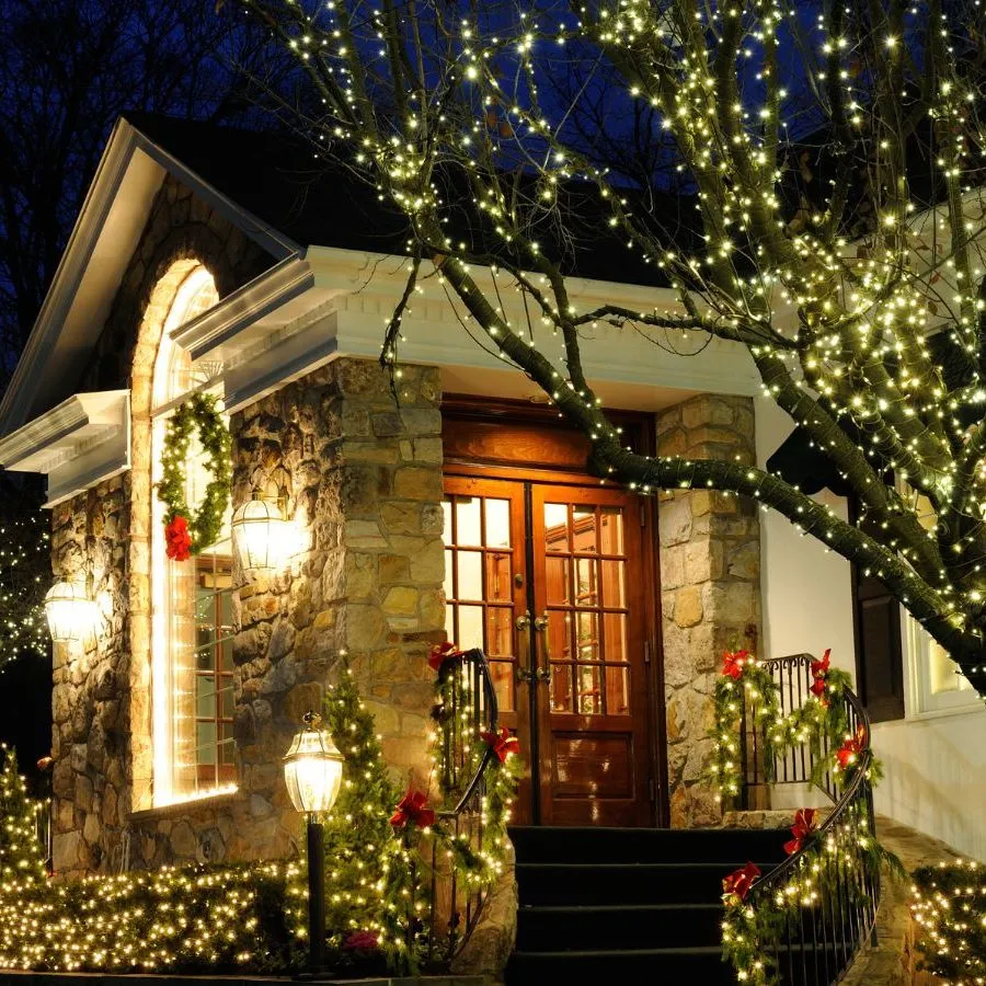 Best Christmas Lights Outdoor Design Top 46 Outdoor Christmas Lighting Ideas  Illuminate The Holiday Spirit Architecture
