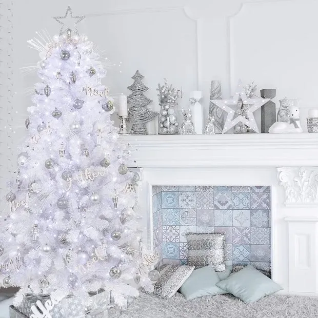 Best Decorations and Themes for White Christmas Tree - Angel Tree Topper  Shop