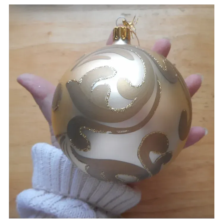 BIG Italy 1990s Blown Glass 4 Christmas Tree Ornaments Vintage 4 Inch . For  Sale at Ruby Lane
