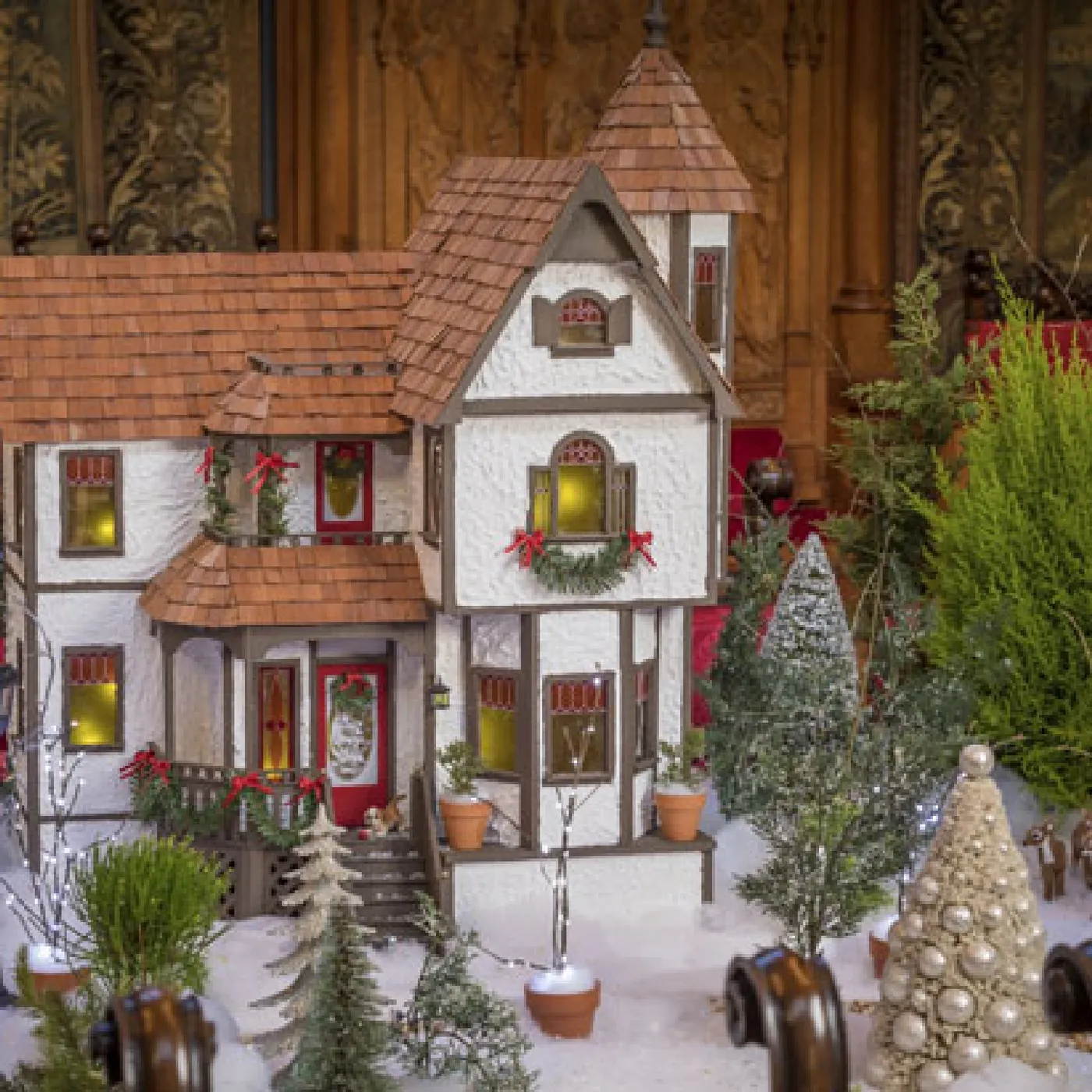 Biltmore family works together to create Christmas village