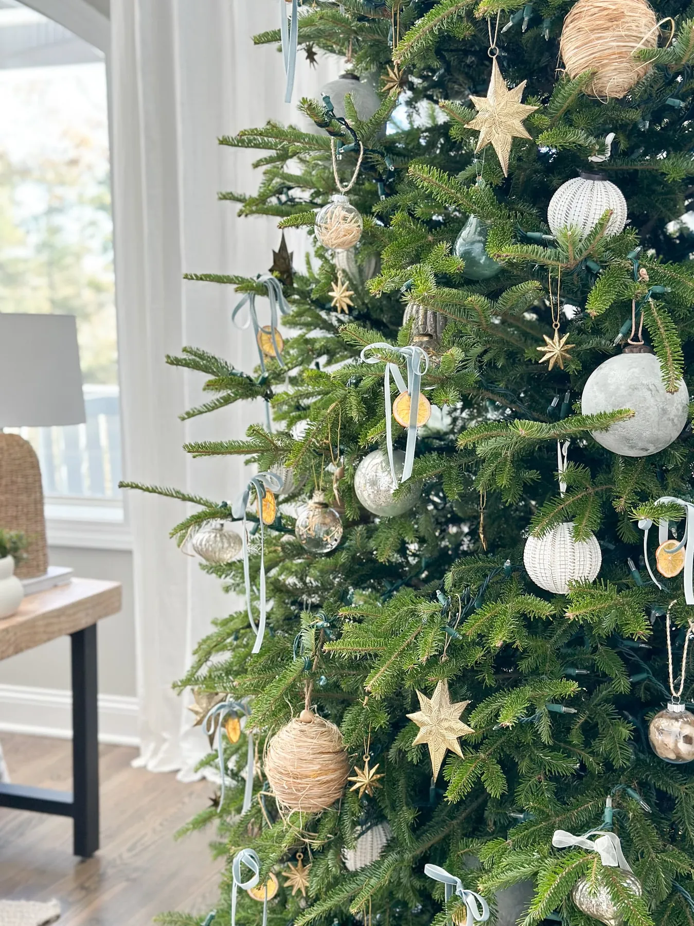 Blue Christmas Tree for the Modern Coastal Home
