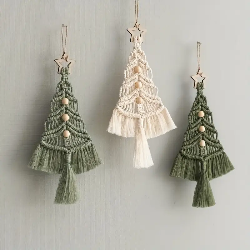 bohemian christmas tree woven wall - Temu Bahrain