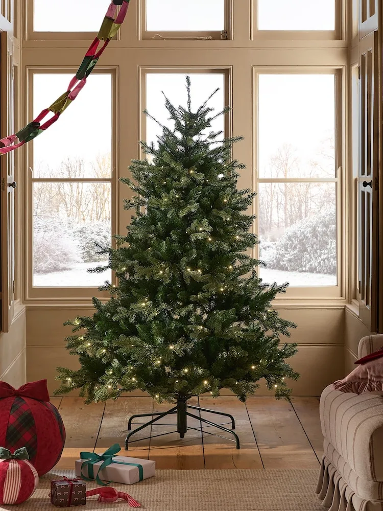 Buy Green Nordmann Fir 6ft Pre Lit Christmas Tree from the Next UK online  shop
