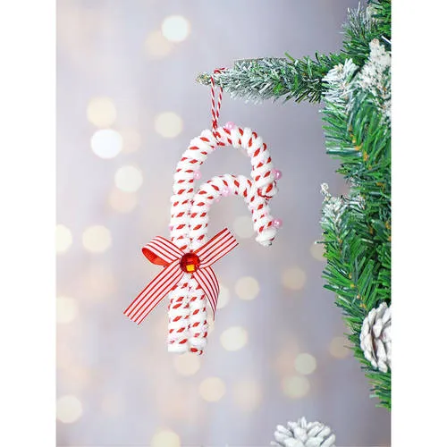 Buy Little Surprise Box 5Pcs Red Candyland Themed Big Size Christmas Tree  Ornaments Online